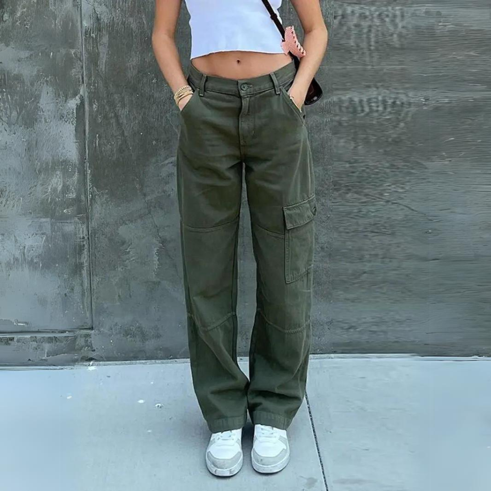 Anya - Pantalon à boutons serrés pour femmes