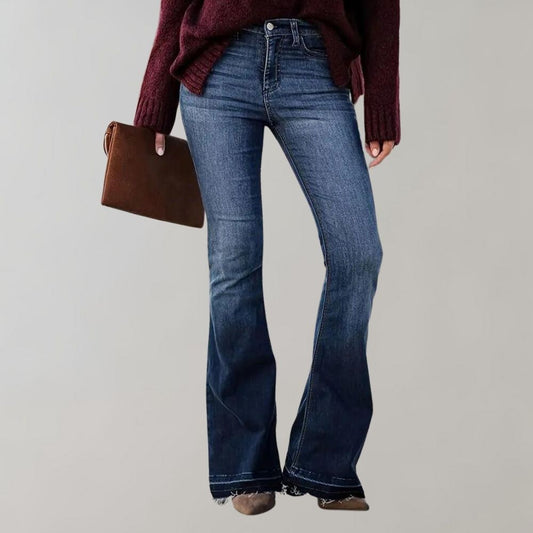 Pantalon évasé décontracté