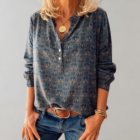 Ulysse Blouse | Blouse Vintage à manches longues