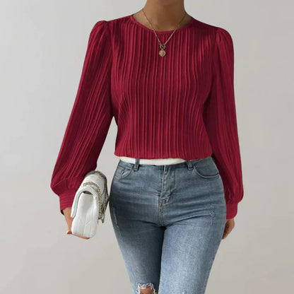 Uma | Blouse plissée élégante