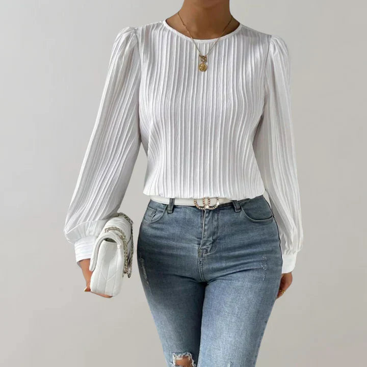 Uma | Blouse plissée élégante