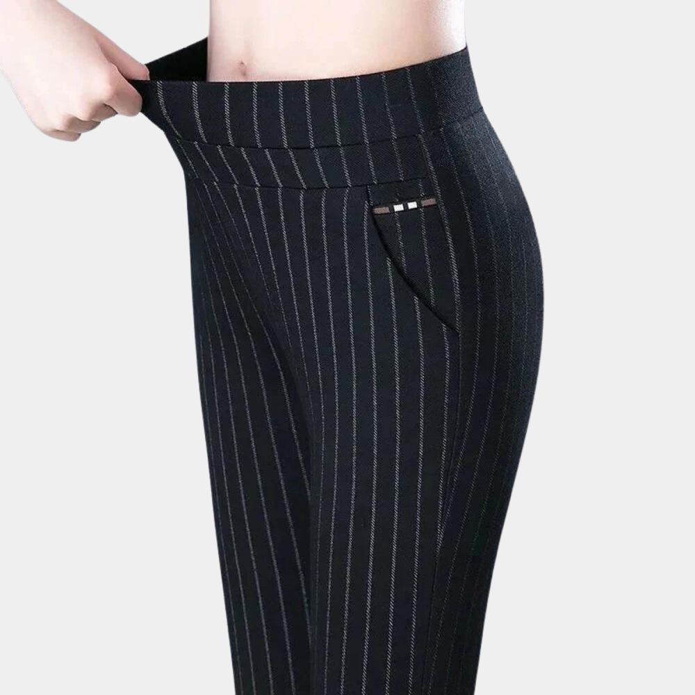 Margot | Pantalon extensible taille haute | Coupe élégante | Tissu confortable