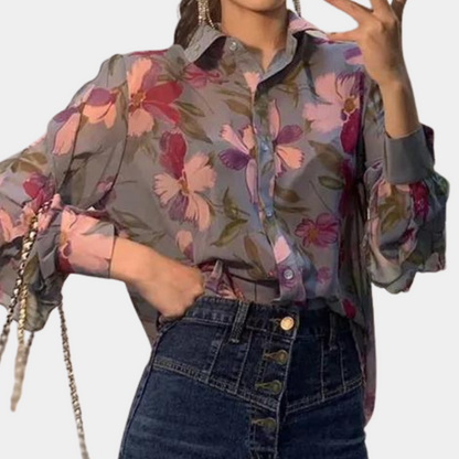 Ibbie - Chemisier à fleurs pour femmes