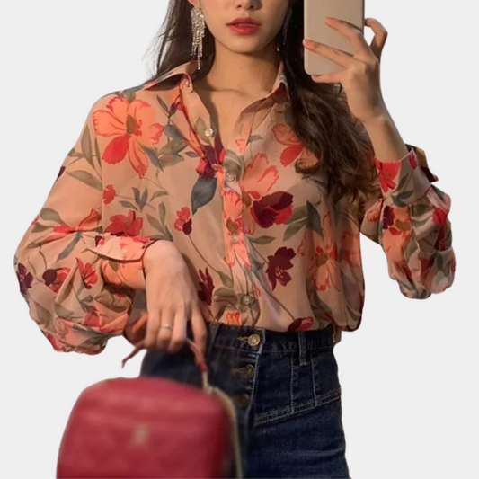 Ibbie - Chemisier à fleurs pour femmes