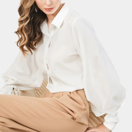 Oceane - Elégante blouse féminine à manches évasées