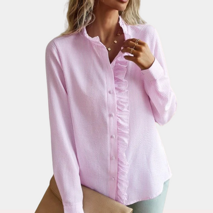Alicia - Blouse d'été élégante et rayée