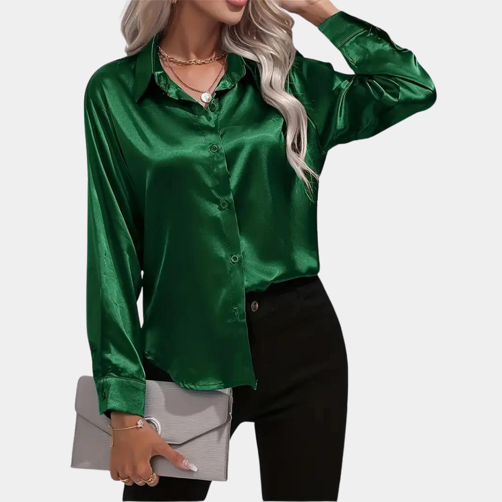 Chemise élégante à manches longues pour femmes