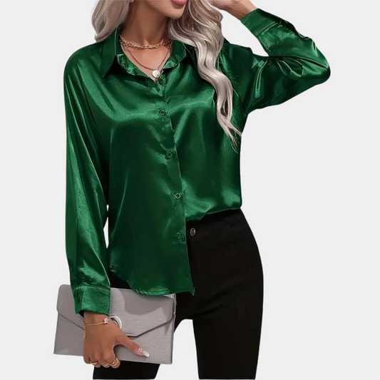 Chemise élégante à manches longues pour femmes