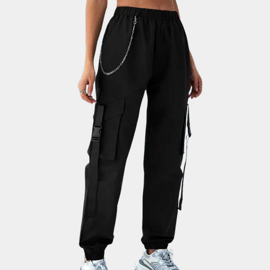 Pantalon de survêtement pour femmes avec ceinture élastique