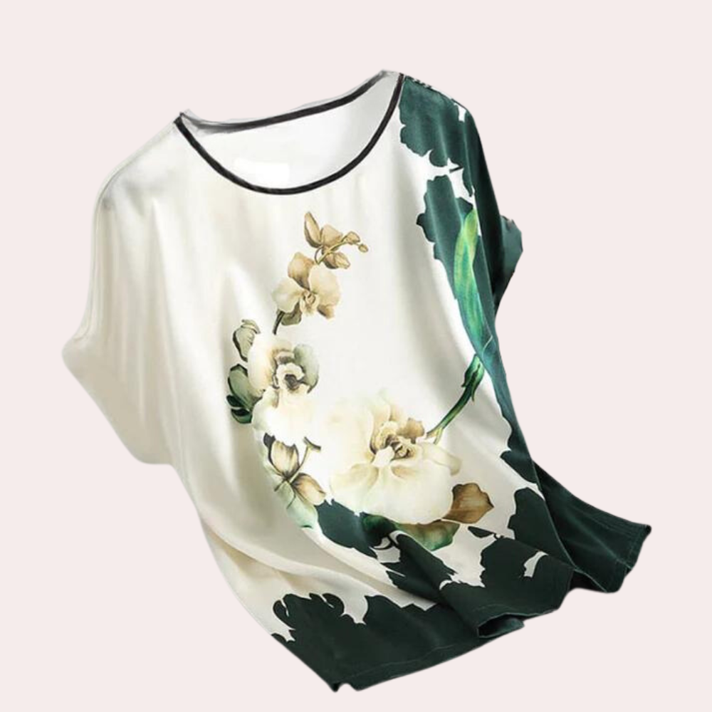 Chemisier fleuri pour femme