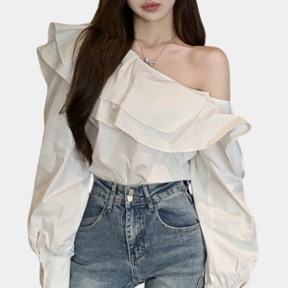 Alena - Blouse élégante à épaules nues pour femmes
