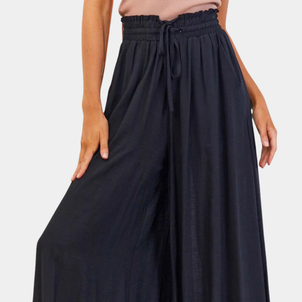 Pantalons élégants à jambe large pour femmes