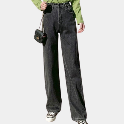 Pantalon large à taille haute pour femme