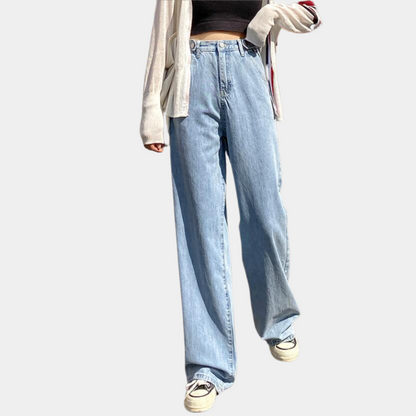 Pantalon large à taille haute pour femme
