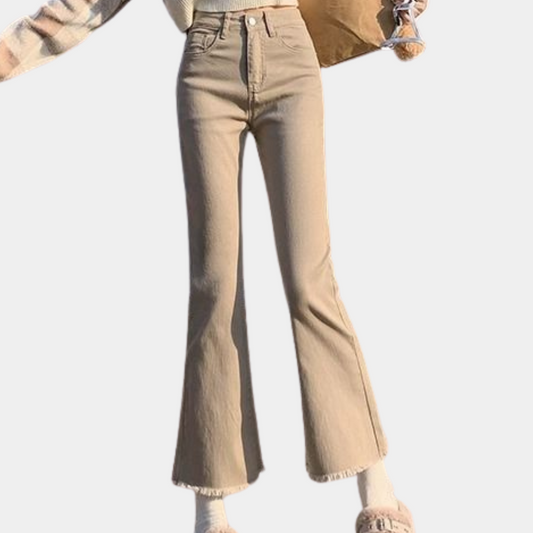 Pantalon en jean évasé pour femmes