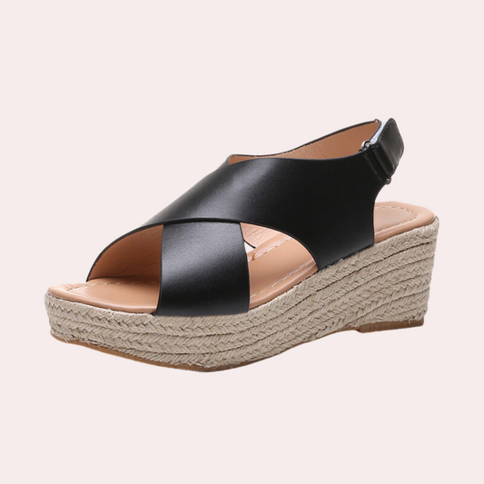 Hannah® | Sandales à talon compensé pour femmes, élégantes et confortables