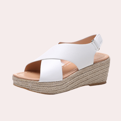Hannah® | Sandales à talon compensé pour femmes, élégantes et confortables