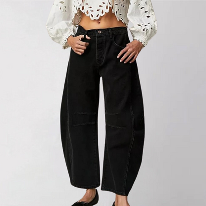 Jean large tendance pour les femmes