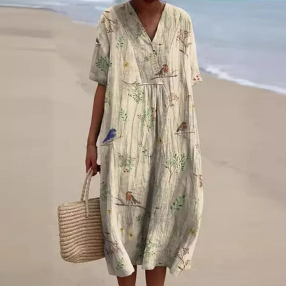 Robe florale colorée pour femmes