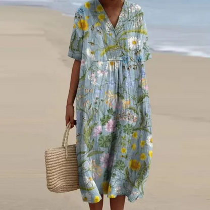 Robe florale colorée pour femmes