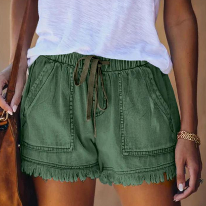 Delfine - Short pour femmes avec poches latérales, style sans effort