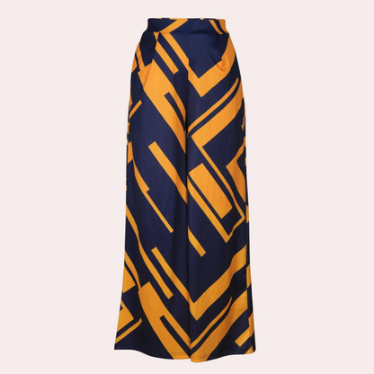Fisseha - Pantalon large à taille haute pour femmes