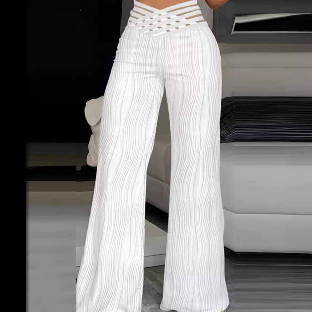 Halina - Pantalon taille haute élégant pour femme