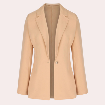 Nastya - Blazer uni minimaliste pour femmes