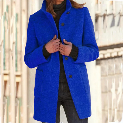 Elégant manteau à col montant pour femme - Camille