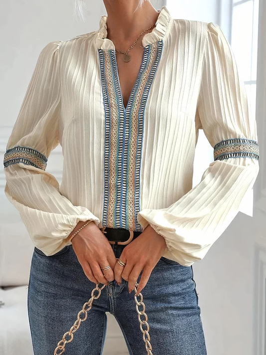 Felicia | Blouse vintage à volants