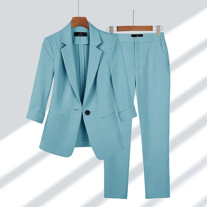 Ensemble élégant blazer et pantalon - Chrysta