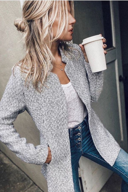 Élégante veste de blazer en tweed - Cyrene