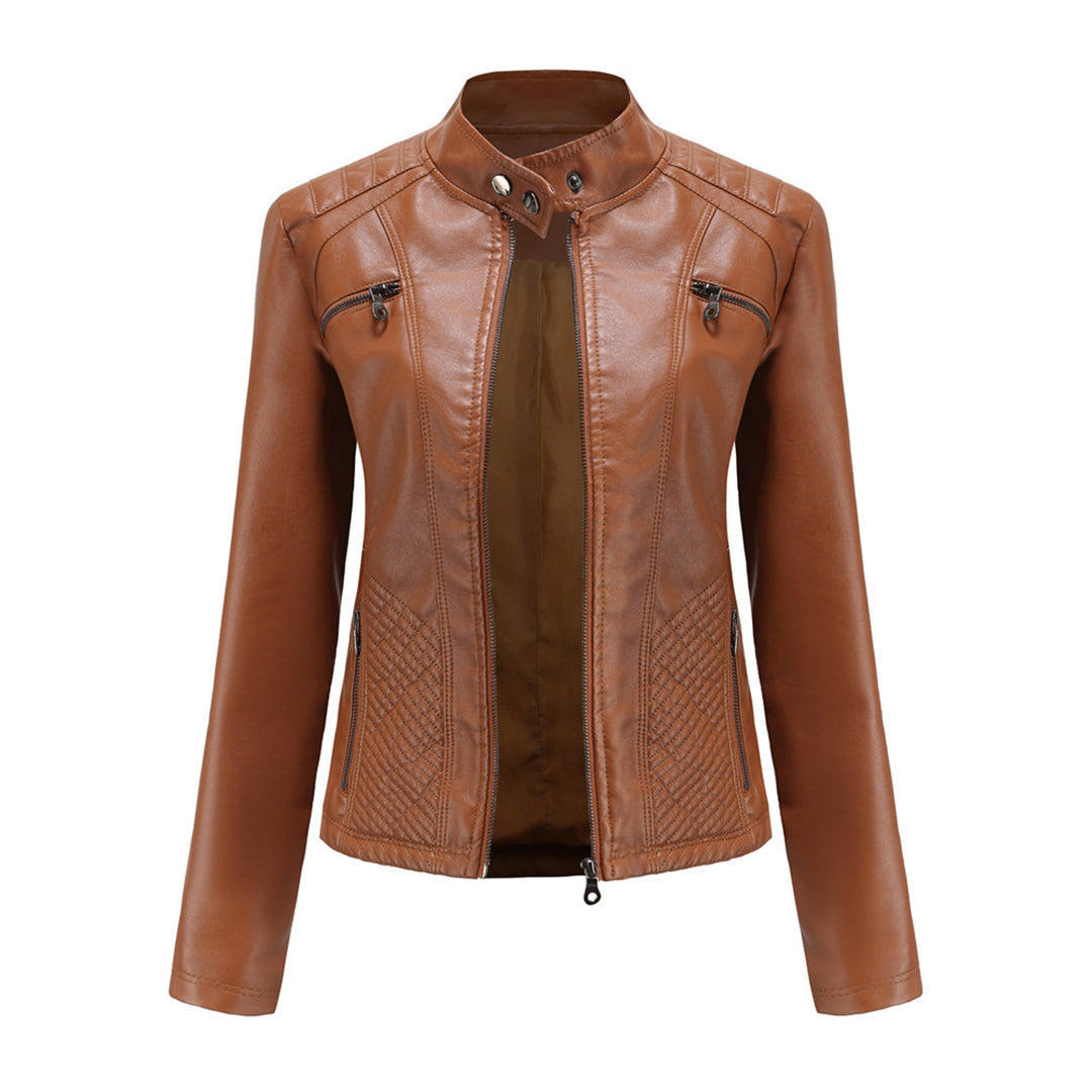 Luna - Veste en cuir élégante