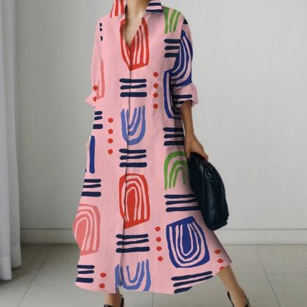 Marilyn - Robe chemise élégante pour femmes