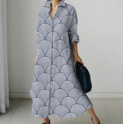 Lucille - Robe imprimée pour femme