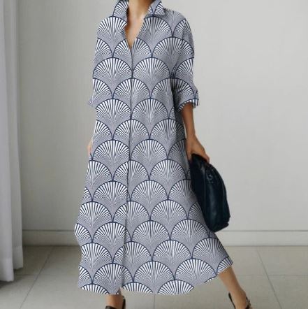 Lucille - Robe imprimée pour femme