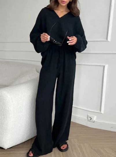 Arbitra - Ensemble deux pièces, haut et pantalon, décontracté et ample
