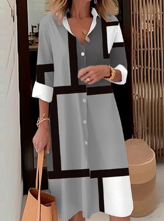 Anna - Robe chemise élégante