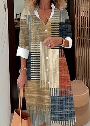 Amy - Élégante robe à manches longues