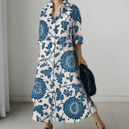 Madeline - Robe imprimée pour femme
