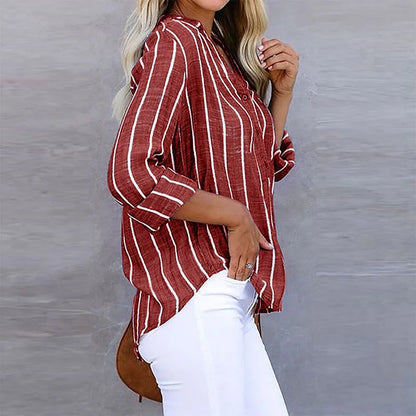 Annie | Blouse élégante à rayures