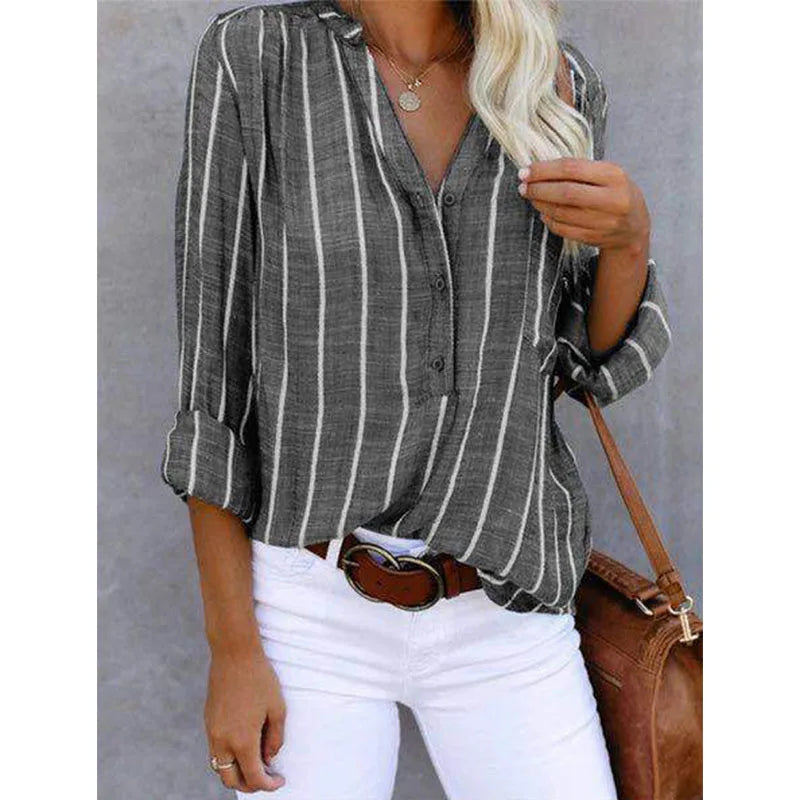 Annie | Blouse élégante à rayures