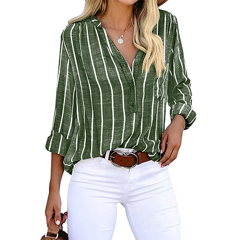 Annie | Blouse élégante à rayures