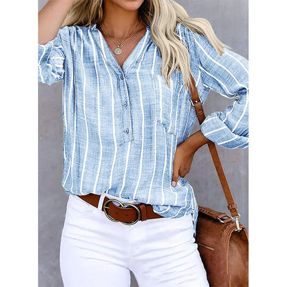 Annie | Blouse élégante à rayures