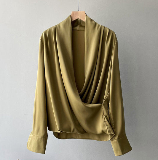 Chemisier en satin Marie