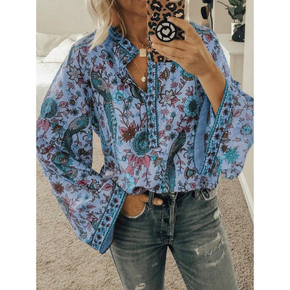 Vinera Blouse | Blouse Boho à manches chauve-souris