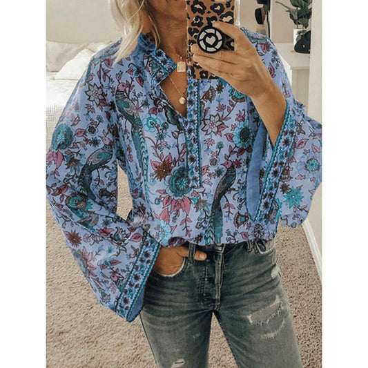 Vinera Blouse | Blouse Boho à manches chauve-souris