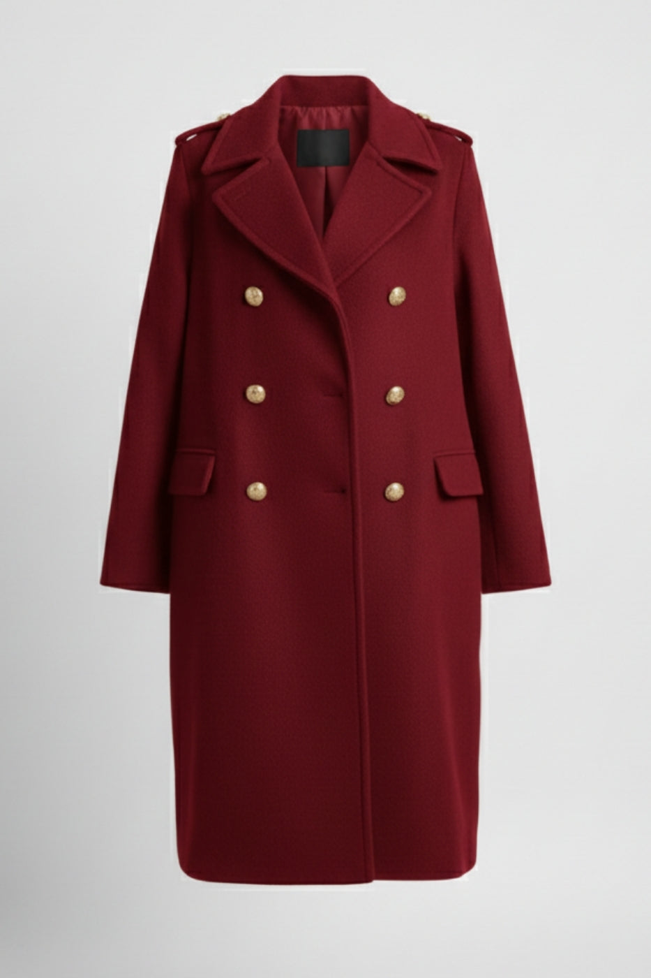 Clara | Manteau Femme en Laine à Double Boutonnage Chic et Confortable