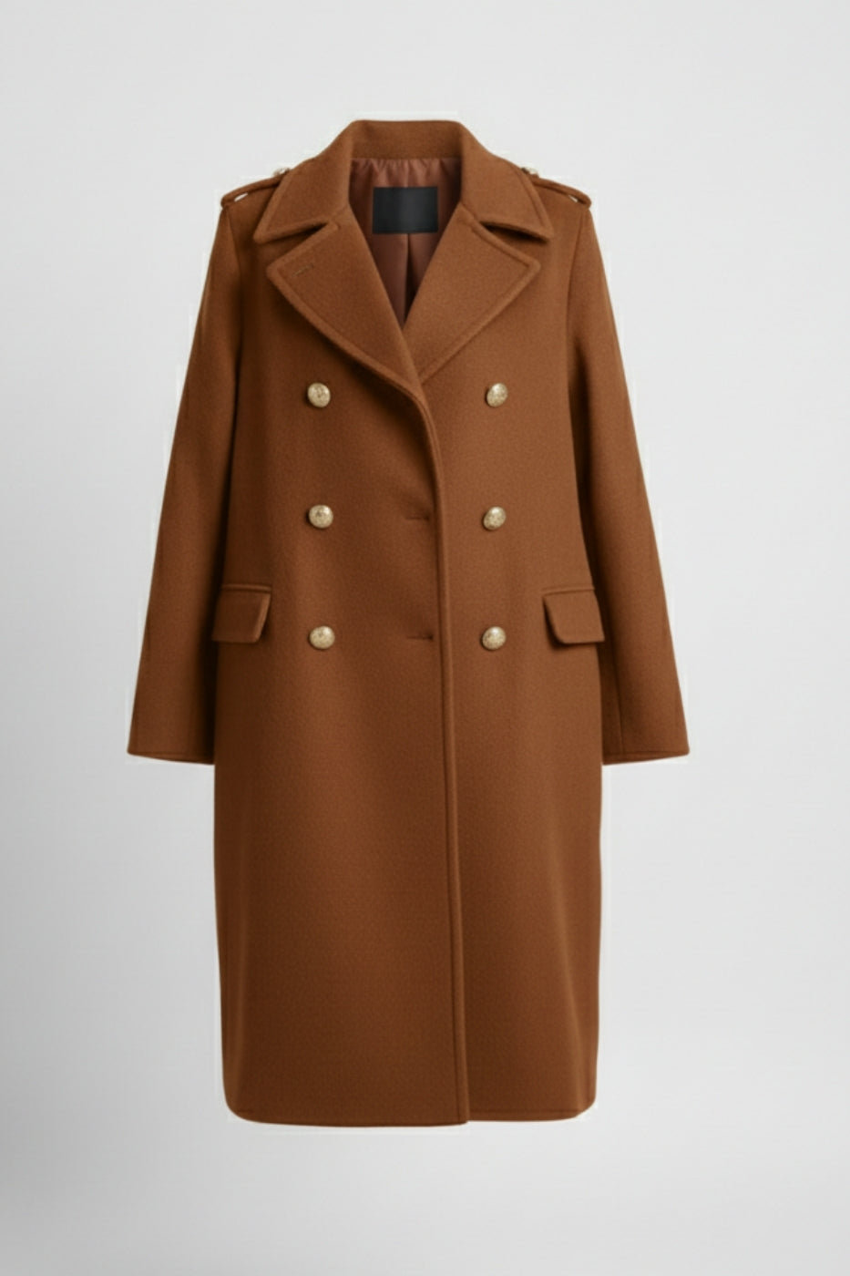 Clara | Manteau Femme en Laine à Double Boutonnage Chic et Confortable