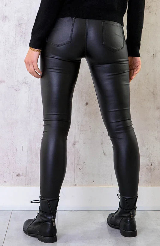 Olivia | Pantalon skinny en cuir | Tough & Chic | Perfect Fit
